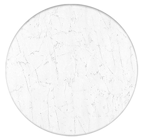 Werzalit / hochwertige Tischplatte/Marmor Bianco/runde Form 70 cm/Bistrotisch/Bistrotische/Gartentisch/Gastronomie im Sale