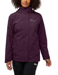 Thumbnail for Jack Wolfskin Damen Rotwand 3in1 Jkt W, Red Ochre, EU im Sale