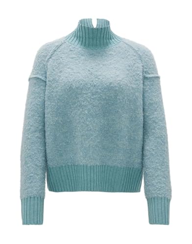 OPUS Damen Pullover | Strickpullover PUKLANA Loose mit Wolle Glacier Blue, 42 im Sale