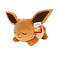 Thumbnail for Pokémon PKW0222-45cm Sleeping Plush - Eevee, official plush on sale