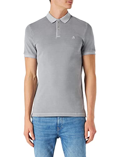 Marc OߴPolo Men's Short-Sleeved Polo Shirt with Stretch, Shaped Fit, Grey (Grey), on Sale