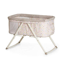 Thumbnail for hauck Babybett Dreamer mit Matratze für Babys ab Geburt bis 9 kg, Babywiege mit Schaukelfunktion und Utensilientasche, Netzfenster, Einhändig Faltbar und Tragbar (Multi Dots Sand) im Sale
