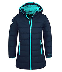Thumbnail for Trollkids Mädchen Wintermantel Winterjacke Stanavanger, Marineblau/Pink, im Sale