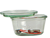Thumbnail for Weck 3286300 Original Sturzglas 370ml 6er-Set Deckel, Dichtrung Klammern, Glas, Durchsichtig, 6 x 370 ml im Sale