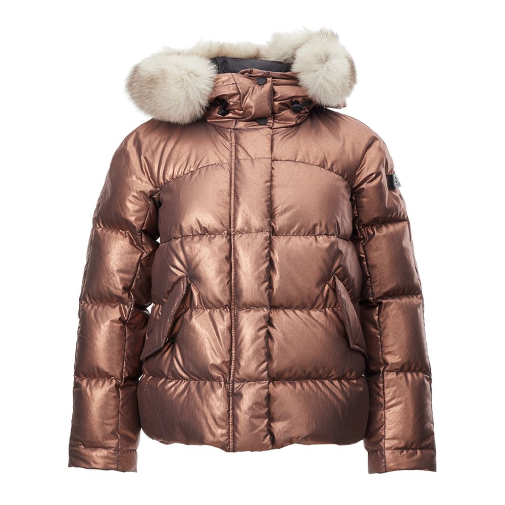 Peuterey Pink Polyester Jackets &amp; Coats on Sale