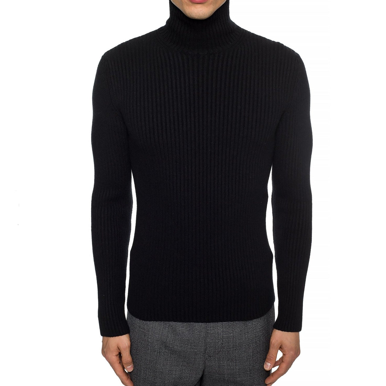 Balenciaga Cashmere Blend Rib Knit Turtleneck im Sale