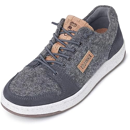Doghammer men's casual shoes Wool Commuter grey 44