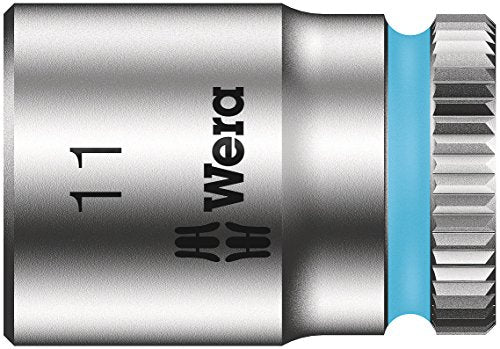 Wera Zyklop 8790 1/4 Zoll Standardbuchse Steckschlüsseleinsatz SW 11mm 6-Punkt x 23 mm im Sale