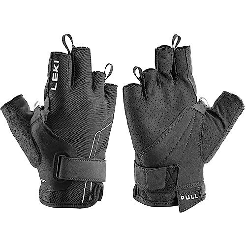LEKI Nordic Breeze Shark Short Handschuhe, Black-White, EU 10 im Sale