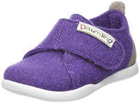 Thumbnail for Däumling boys' and girls' Fredi slippers, monotweed aubergine, 25 on sale