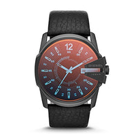 Thumbnail for Diesel Herrenuhr Master Chief, ZweizeigerDatumswerk, 45 mm schwarzes Edelstahlgehäuse mit Lederarmband, DZ1657 im Sale
