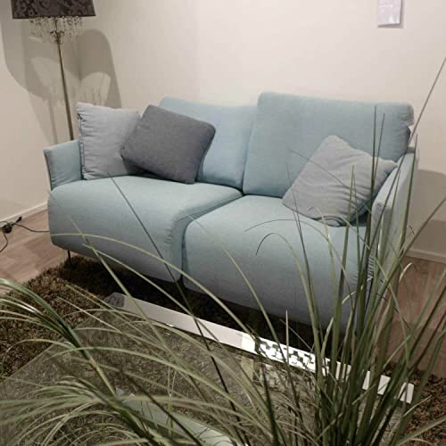 Erpo Sofa Stoff Prairie 202245 Bliese 42876 Hellblau Füße Chrom im Sale