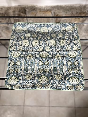 Bassetti MIRA cushion cover for Granfoulard made of 100% cotton in the color Green V1, dimensions: 40x40 cm - 9326008 on sale