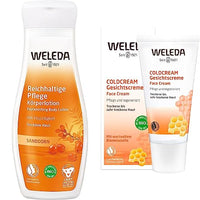 Thumbnail for WELEDA Organic Sea Buckthorn Body Lotion Rich Care – Vitalizing natural cosmetics body lotion provides up to 48 hours of intensive moisture. (1 x 200 ml) & Organic Cold Cream on sale