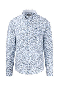 Thumbnail for FYNCH-HATTON Hemd mit Button-Down-Kragen und floralem Print Navy/ im Sale
