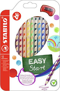 Thumbnail for STABILO Ergonomic Colored Pencil for Right-Handers EASYcolors - 12-pack with sharpener - with 12 different colors on sale