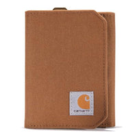 Thumbnail for Carhartt Herren Trifold, Durable Wallets for Men, Available in Leather and Canvas Styles Geldbörse, Nylonente Brown, Einheitsgröße im Sale