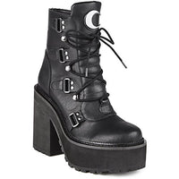 Thumbnail for Killstar Plateaustiefel - Broom Rider Platform Boots 39 im Sale