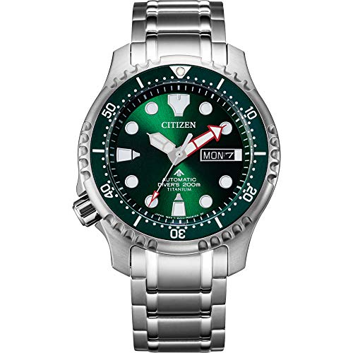 Citizen Men's Analog Automatic Watch with Super Titanium Bracelet NY0084-89EE on Sale