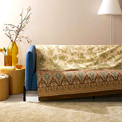 Bassetti AGRIGENTO Foulard made of 100% cotton in the color Beige 41, dimensions: 180x270 cm -9322022 on sale