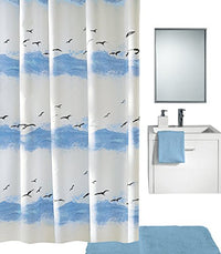 Thumbnail for Kleine Wolke shower curtain Seaside, 180 x 200 cm, crocus blue on sale