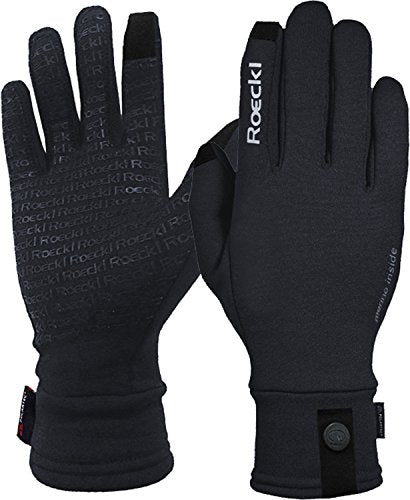 Roeckl Erwachsene Katari Handschuhe, Schwarz, 9.5 im Sale