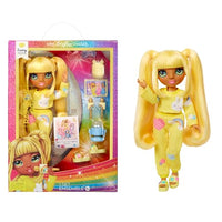 Thumbnail for Rainbow High Junior High PJ Party - Sunny (Gelb) - 22 cm Puppe mit weichem Einteiler, Hausschuhen und Spielzubehör - Kinderspielzeug - Ideal für 4-12 Jahre im Sale