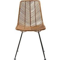 Thumbnail for Kare Design Stuhl Ko Lanta Natur, leicht, Rattan Design, Esszimmerstuhl, hellbraun, 86x45x55cm im Sale