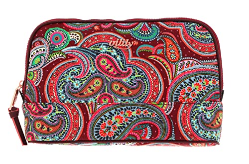 Oilily Helena Paisley Cosmetic Bag M Port