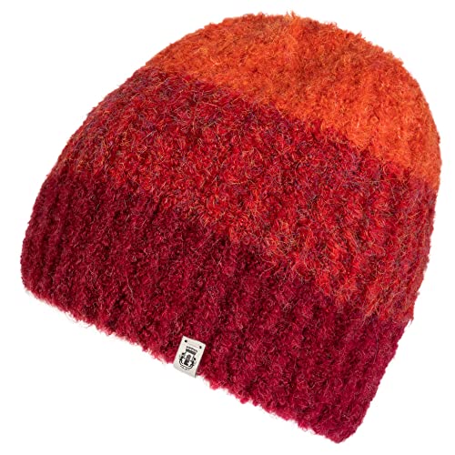 Roeckl Damen Cosy Boucle Mütze, red, ONE Size im Sale