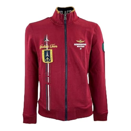 Aeronautica Militare FE1869 Frecce Tricolori Full-Zip Herren Sweatshirt Strickjacke, 19321, im Sale