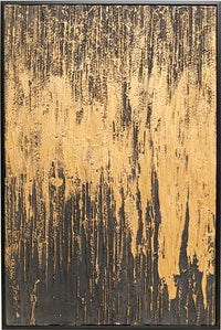 Thumbnail for Kare Design Canvas Picture Abstract, Black, Wall Picture with Frame, Solid Wood Frame, Acrylic Paint, Hand-Painted, Unique, Abstract, Modern, Living Room, Bedroom, Hallway, 120x80 cm (L/W) on Sale