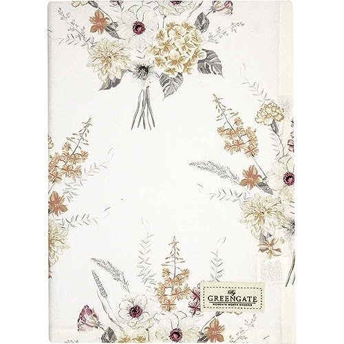 GreenGate [W0724] Tea Towel Estella White on sale
