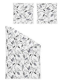 Thumbnail for Irisette Mako-Satin Bettwäsche Set Pia 8390 Jeans 135 x 200 cm + 1 x Kissenbezug 80 x 80 cm im Sale