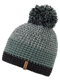 Thumbnail for Ziener Unisex INTERCONTINENTAL Bommel-Mütze | gehäkelt Fleece-Futter dreifarbig, gray seal, Usex im Sale