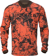 Thumbnail for Härkila | Wildboar Pro L/S T-Shirt | Professionelle Jagd Kleidung & Jagd Zubehör für Herren & Damen | Skandinavische Qualität Made to Last | AXIS MSPOrange Blaze/Shadow Brown, im Sale