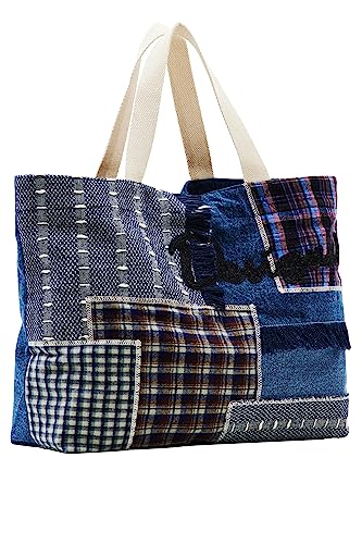 Desigual Women's BOLS_Shopper India, Blue im Sale