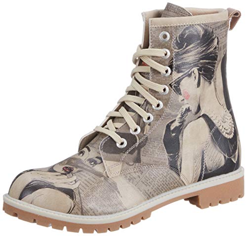 DOGO Schuhe Vegane Damen Boots Stiefeletten - Go Back to Being Yourself 37 im Sale