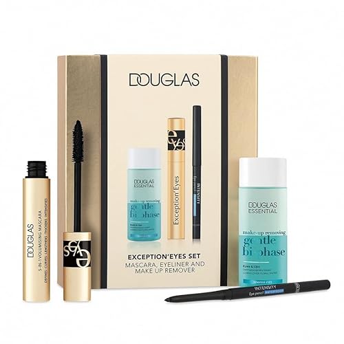 Douglas Essential - Make UP Set - Mascara, Eyeliner, Make Up Remover - Gift set on sale