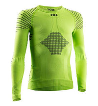 Thumbnail for X-Bionic Unisex Kinder Invent 4.0 Round Neck Long Sleeves Junior Shirts, Green Lime/Black, 2022-10-11 00:00:00 EU im Sale