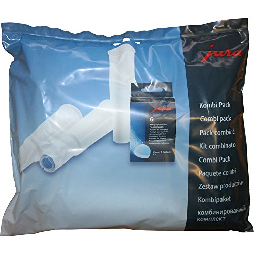 3 x JURA Claris WHITE Filterpatronen + 6 x Reinigungstabletten / KOMBIPACK im Sale