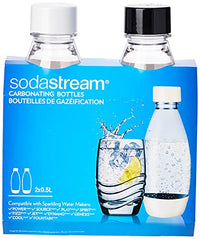 Thumbnail for Sodastream 3000047 Flaschen, PET, 0,5 l, Weiß/Schwarz, 2 Stück im Sale