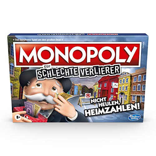 Monopoly for Bad Losers Board Game for ages 8 and up – The game where it pays to lose on sale