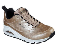 Thumbnail for Skechers Women's UNO Diamond Shatter Sneakers, Gold, EU on sale