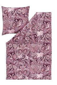 Thumbnail for Estella flannel bed linen velvet & silk Arkadius 5128, 135x200 cm + 80x80 cm, color 460 red on sale