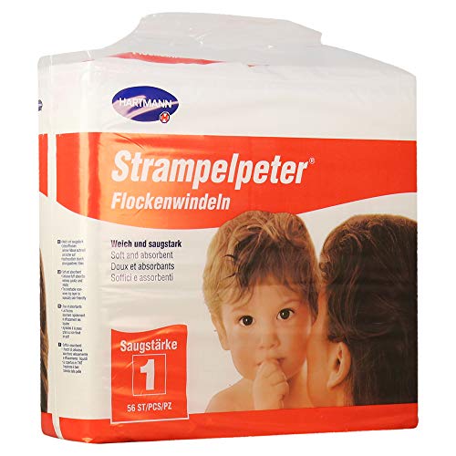 Strampelpeter Flockenwindeln Saugst�rke 1, 56 St im Sale
