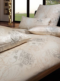 Thumbnail for Estella bed linen 135x200 2054031 180 Svizzera bed linen sand 100% cotton L/W approx. 200/135 cm on sale