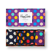Thumbnail for Happy Socks Gemischt farbenfrohe Geschenkbox an Baumwollsocken für Männer und Frauen,Schwarz/Weiss (Dot),36-40 im Sale