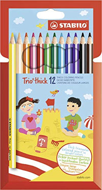 Thumbnail for STABILO Dreikant-Buntstift Trio dick - 12er Pack - mit 12 verschiedenen Farben im Sale