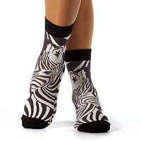 Thumbnail for Wigglesteps Women's Socks ZEBRA, 36-40 EU, Multicolored on Sale